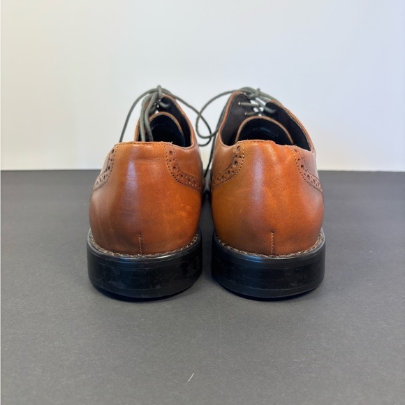 Johnston & Murphy Tan Leather Oxford Brogue Cap Toe Dress Shoes | Size 11.5 main image 6
